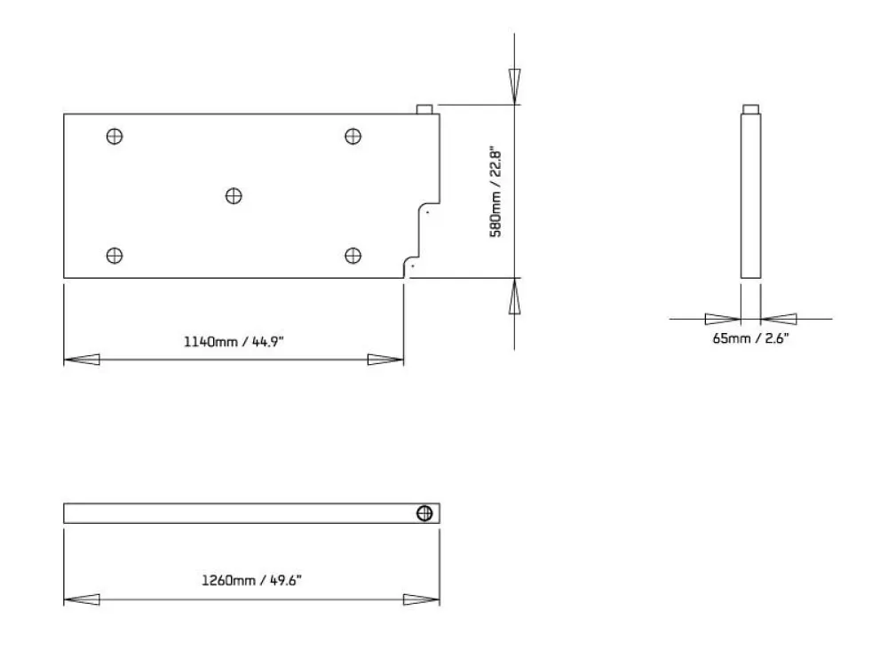 Front Runner Upright Water Tank | Flat or Vertical | 40L