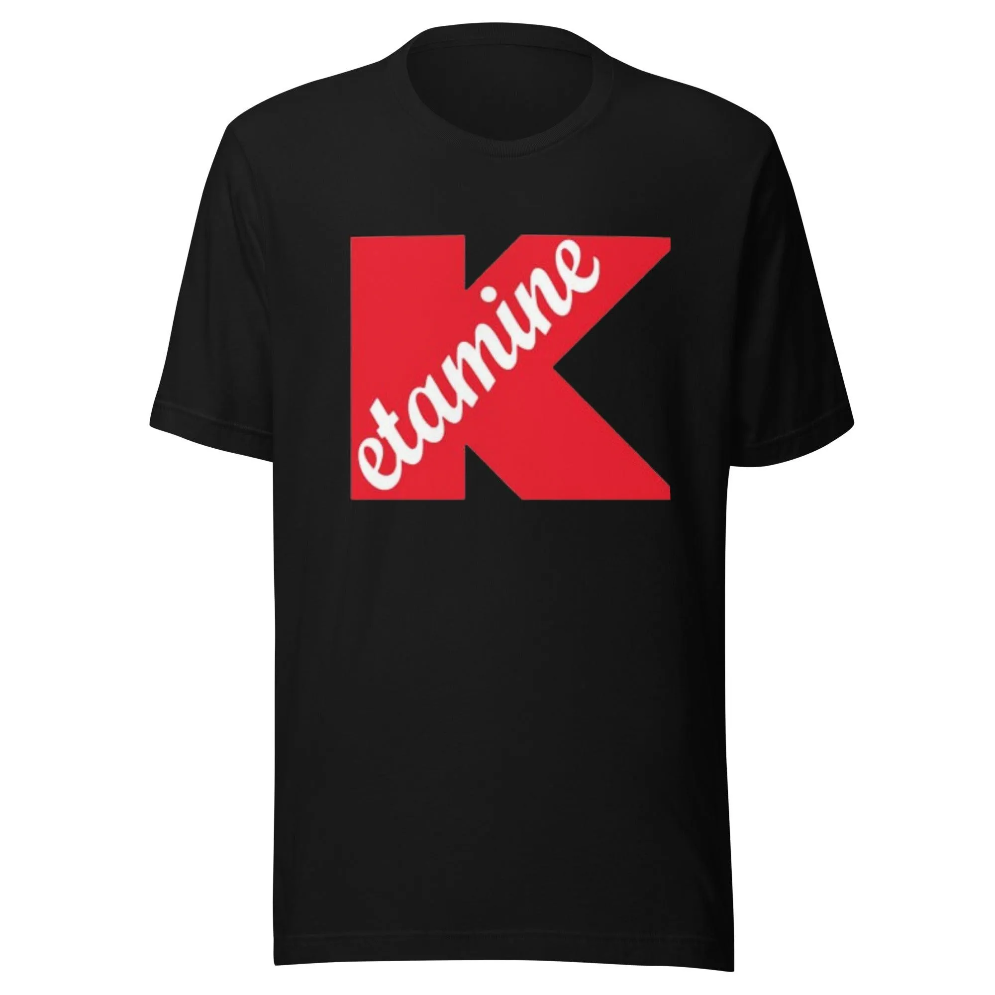 Funny Logo T-shirt Ketamine Short Sleeve 100% Cotton Crew Neck Top