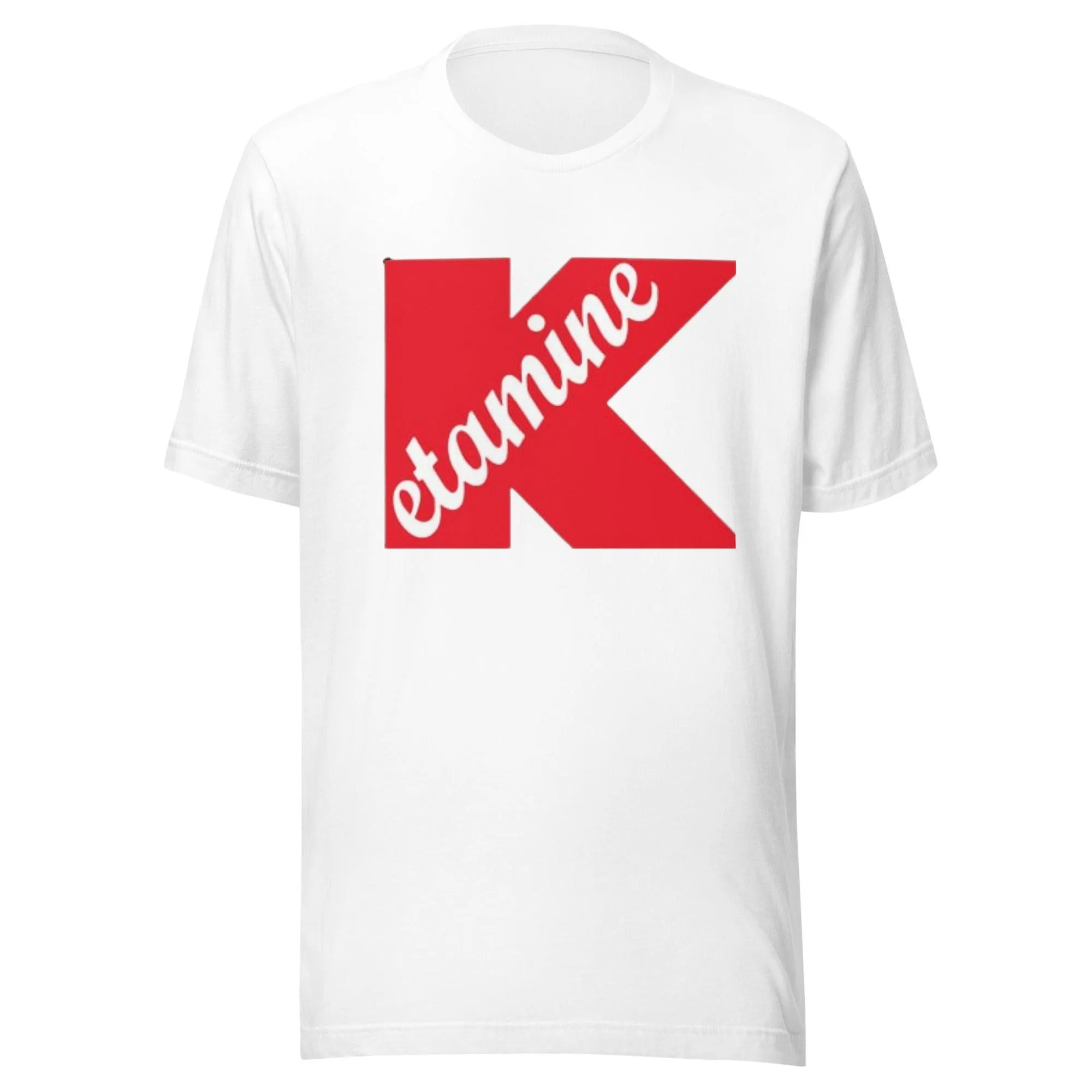 Funny Logo T-shirt Ketamine Short Sleeve 100% Cotton Crew Neck Top