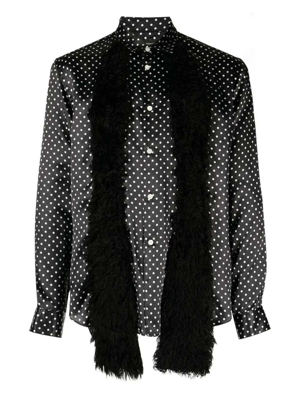 Fur Dots Pattern Shirt