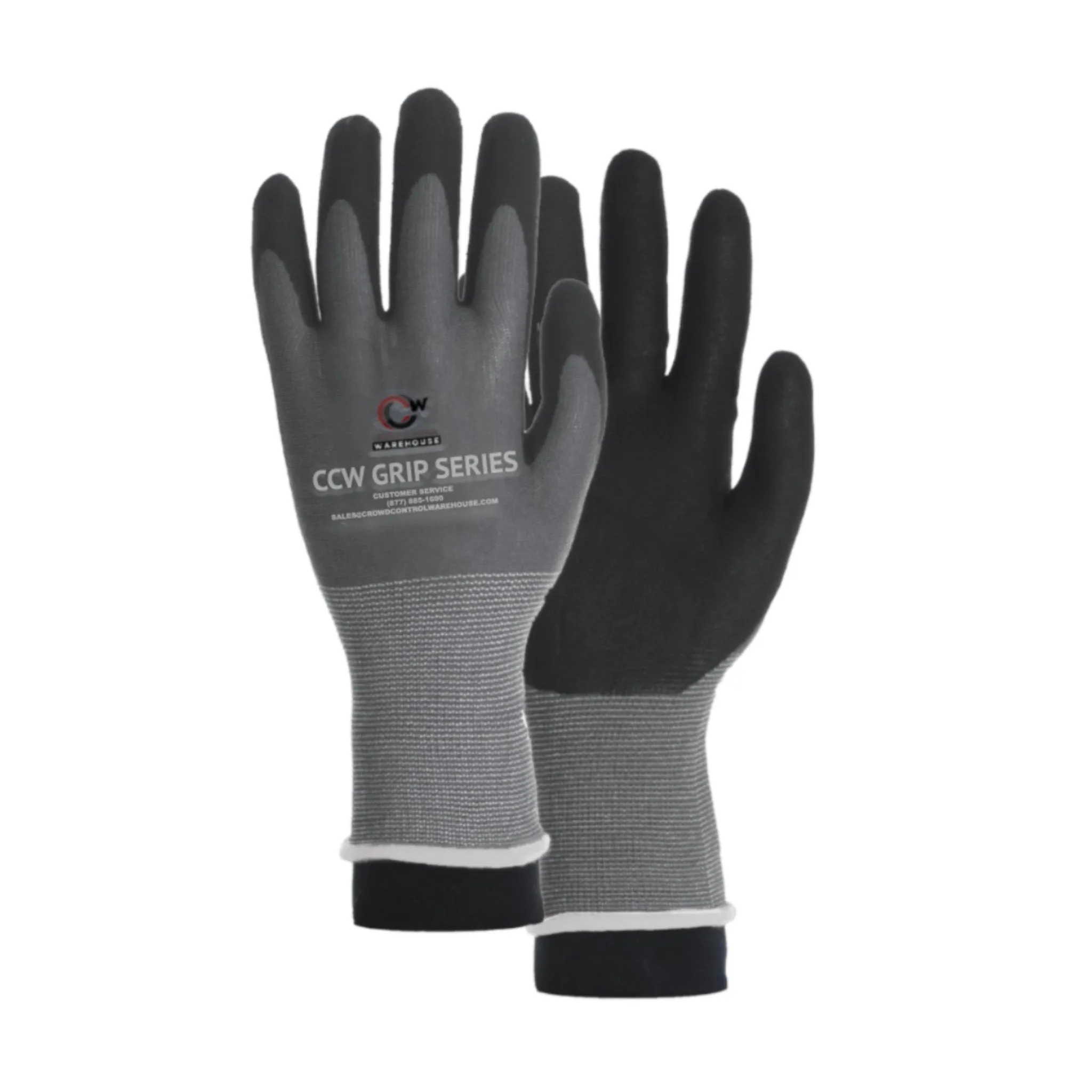 Gripping Gloves, Nylon and Spandex Coated - CCW Grip Series