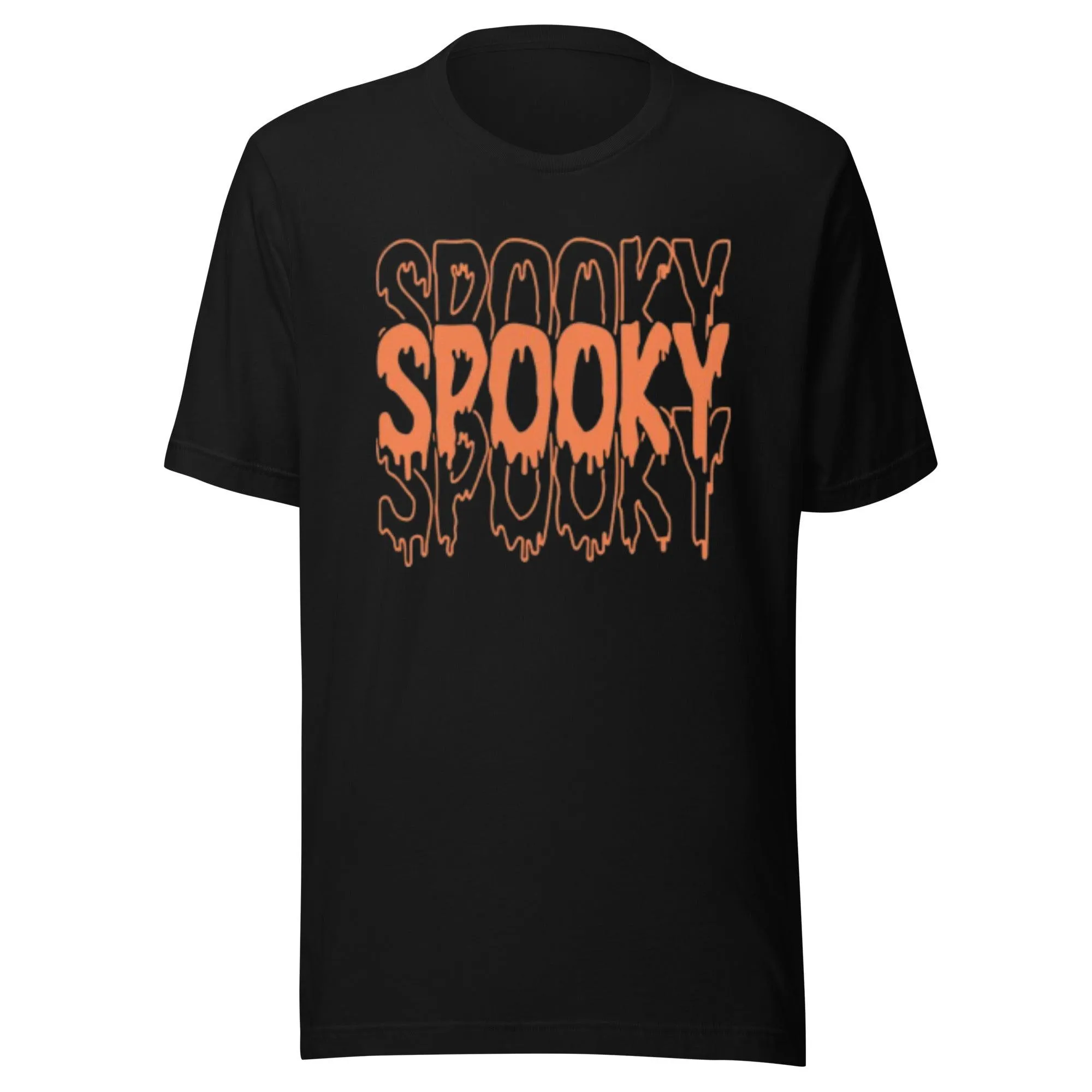 Halloween Tshirt Bleeding Spooky Short Sleeve 100% Cotton Crewneck Unisex Top