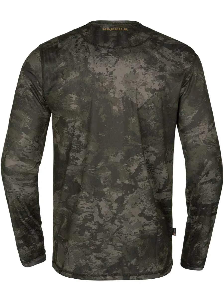 HARKILA NOCTYX Camo Long Sleeved T-shirt - Mens -  AXIS MSP Black