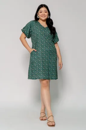 Haru Dress in Green Meadow