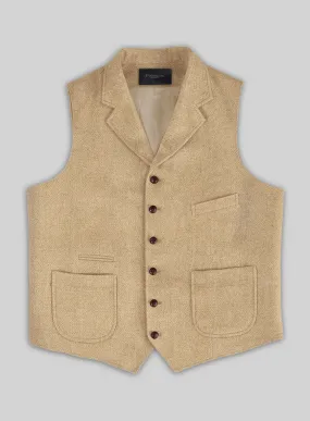 Highlander Sahara Beige Tweed Hunting Vest