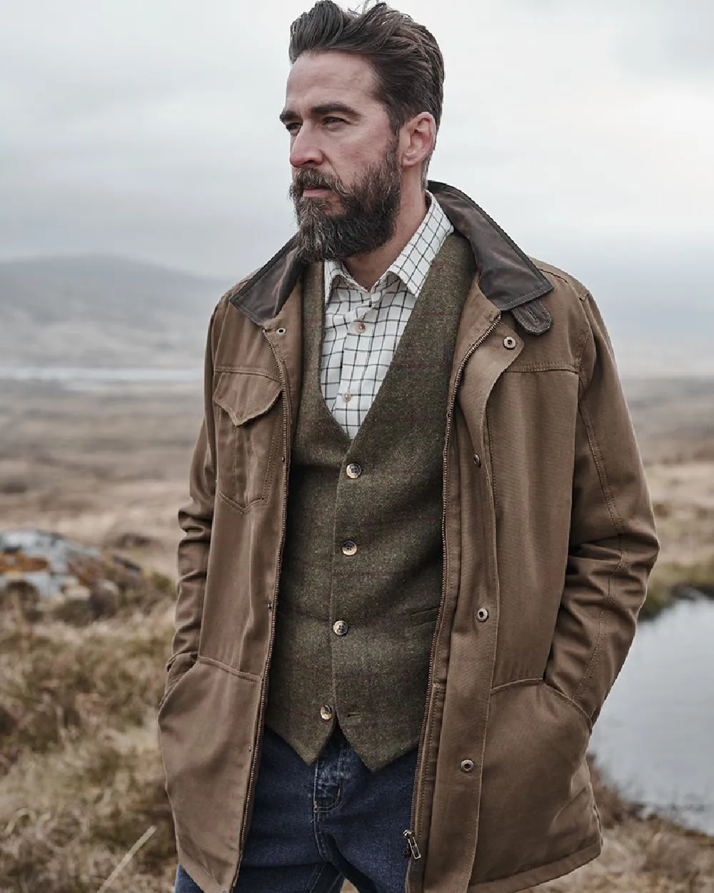 Hoggs of Fife Stewarton Canvas Coat