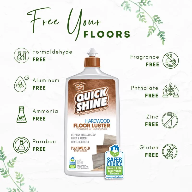 Holloway House Quick Shine No Scent Hardwood Floor Luster Liquid 27 oz