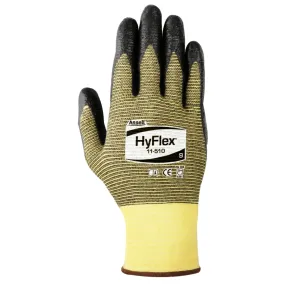 HyFlex® 11-510 Nitrile Palm Coated Gloves - HYFLEX 11510 BLK NIT FMCT ON KEVLAR LNR