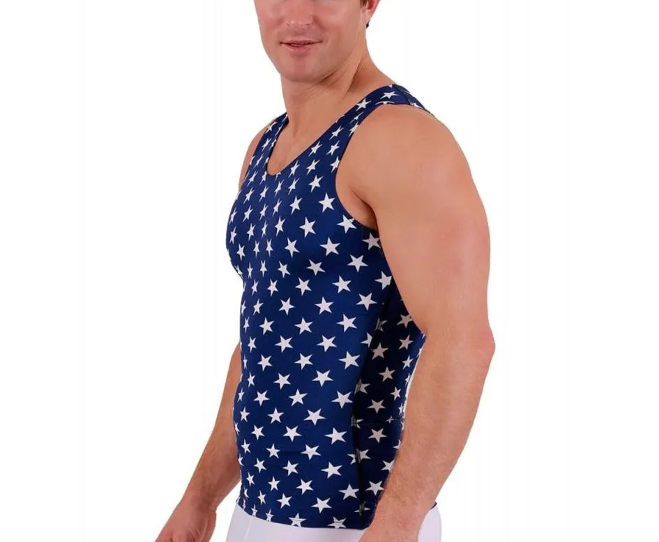 Insta Slim USA Stars Activewear Muscle Tank 4MAT001