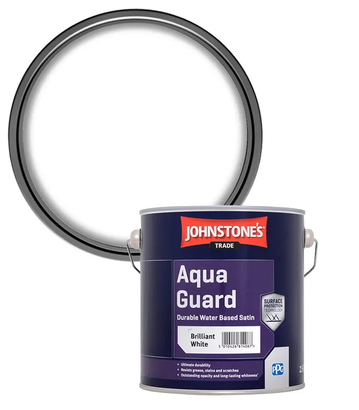 Johnstone's Trade Aqua Guard Satin - Brilliant White