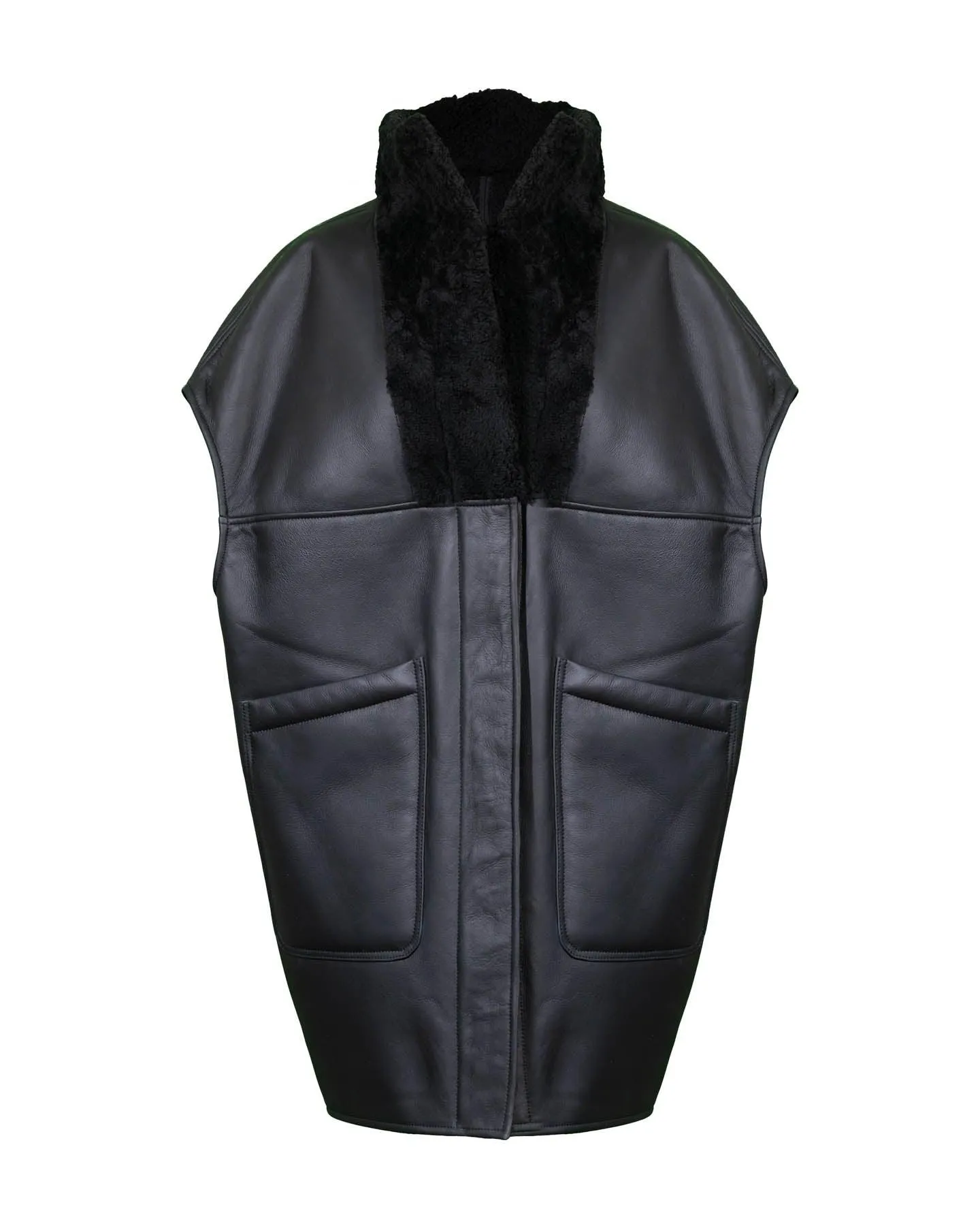 Josh Reversible Shearling Vest