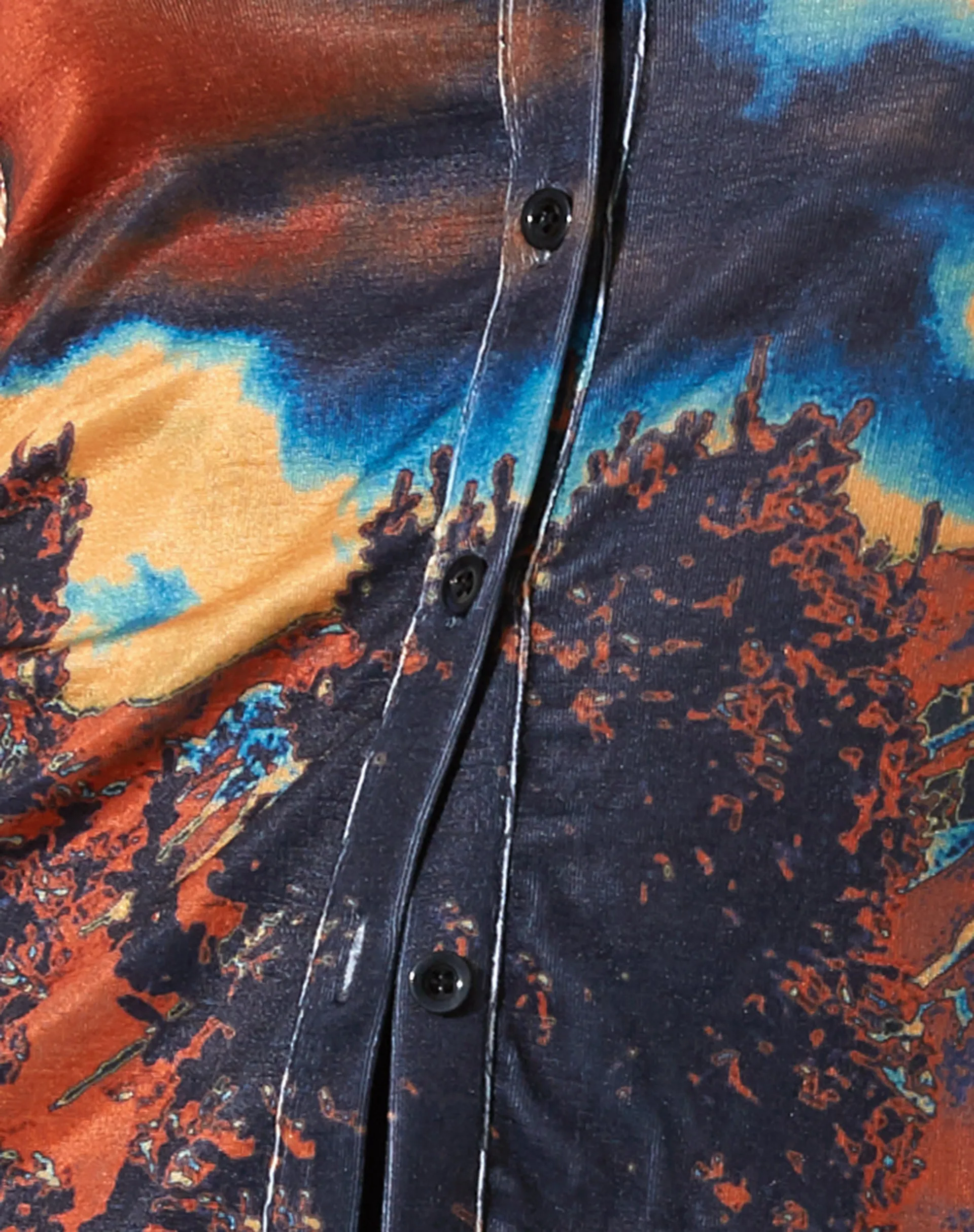 Keani Long Sleeve Shirt in Heat Map