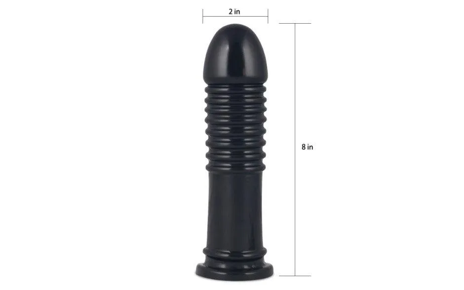 King Size 8in Anal Bumper Butt Plug