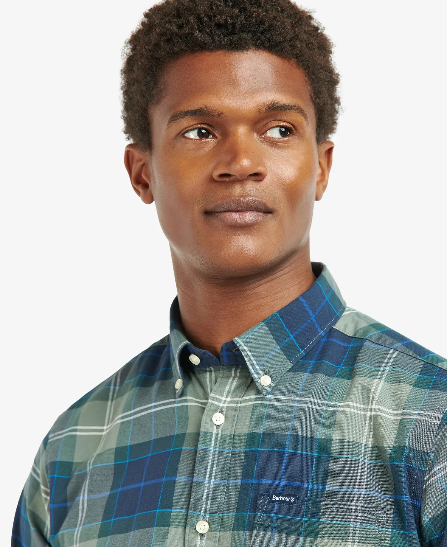 Lewis Tailored Shirt - Kielder Blue Tartan