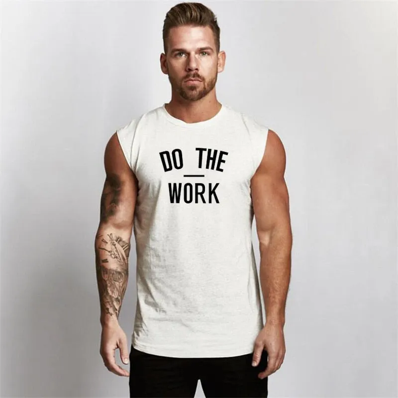 Mens Gym Workout Sleeveless Bodybuilding Fitness Tank Top