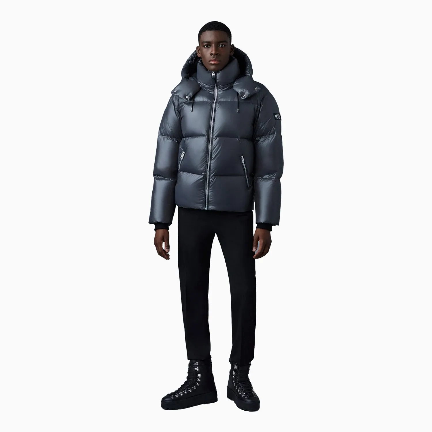 Men's KENT-Z Lustrous Light Down Jacket With Hood