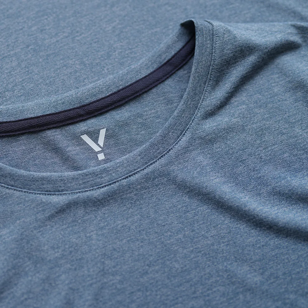 Mens Volta Tech Tee (Dusk Blue)