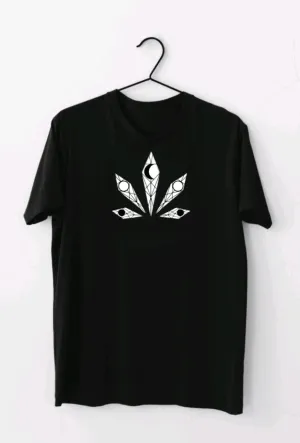 Minimalistic Leaf Unisex Reflective T-Shirt