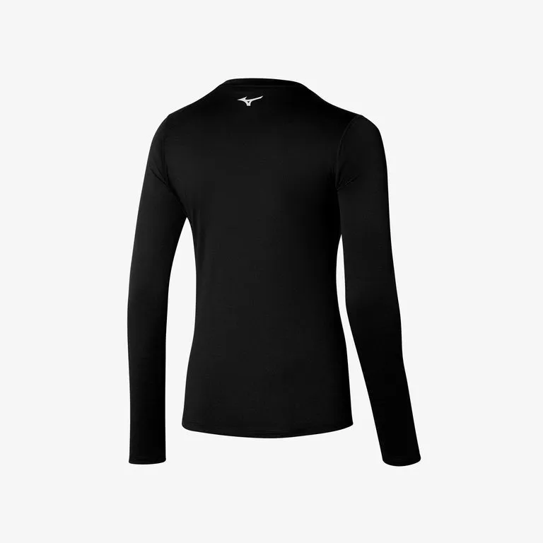 MIZUNO IMPULSE LS TEE - WOMENS - BLACK