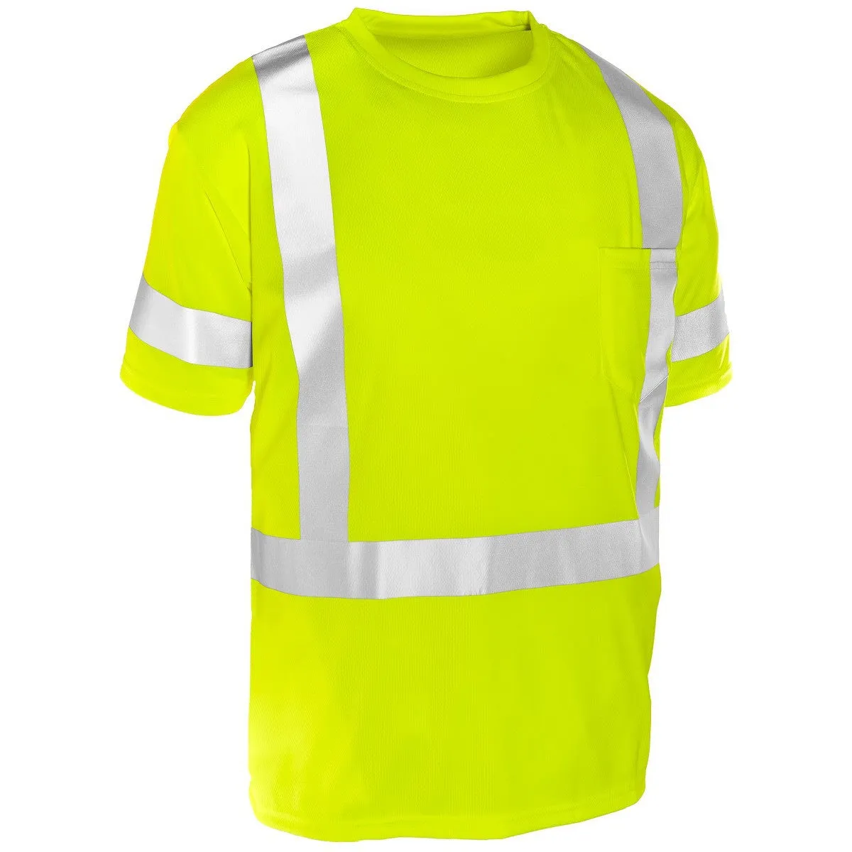 ML KISHIGO Economy Class 3 Short Sleeve T-Shirt, Lime