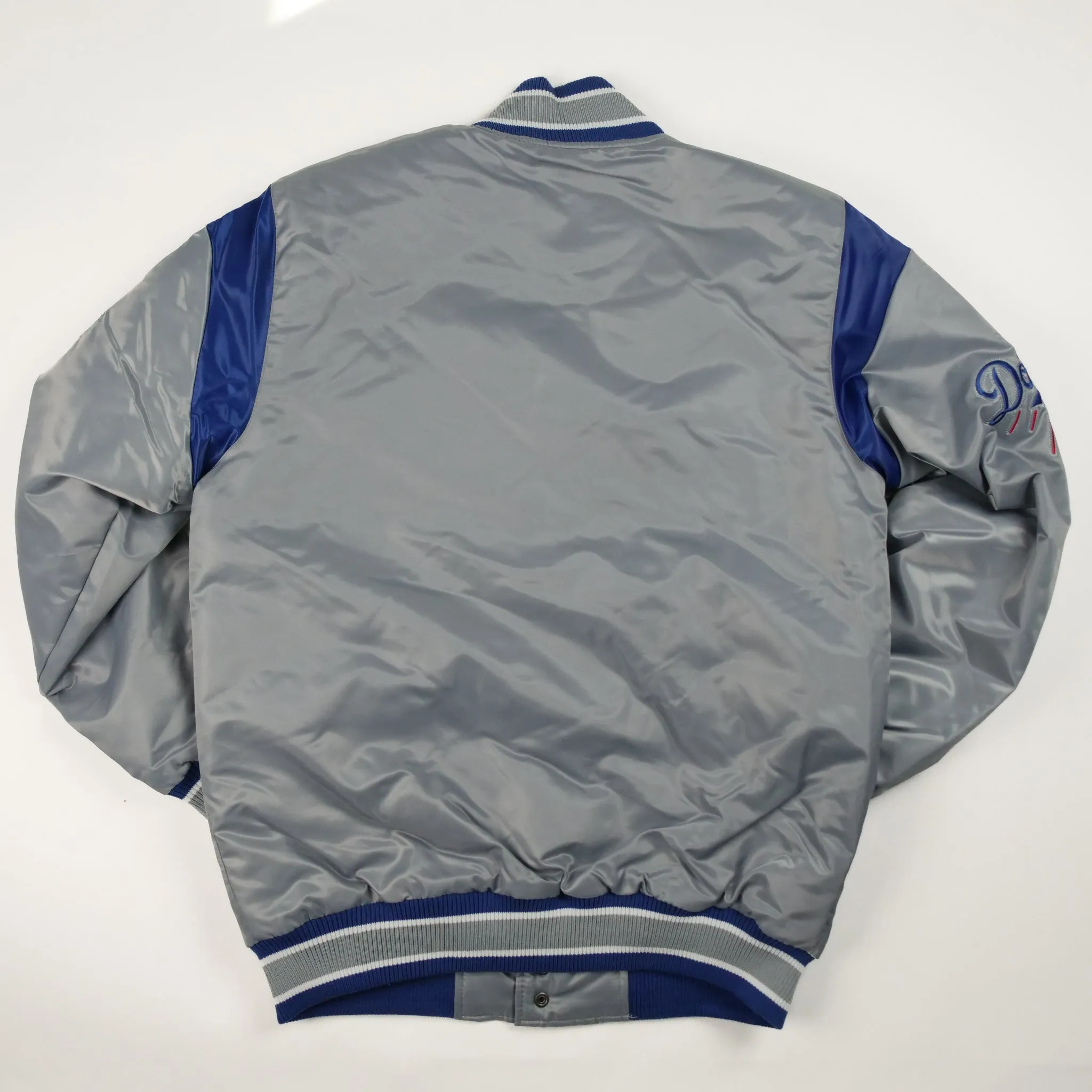 MLB Starter Satin Custom Exclusive Jacket Los Angeles Dodgers (Gray Alternate)