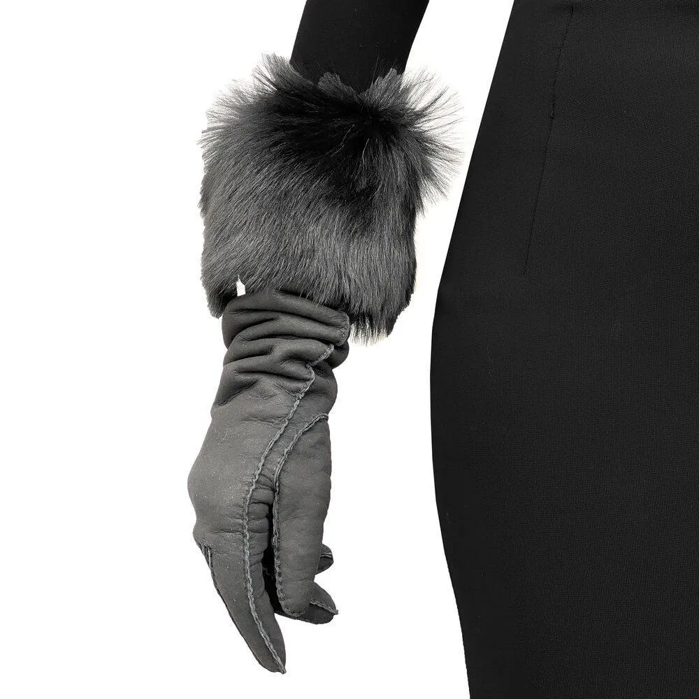 Montserrat Shearling 8bt - Women's Finest Shearling Leather Gloves