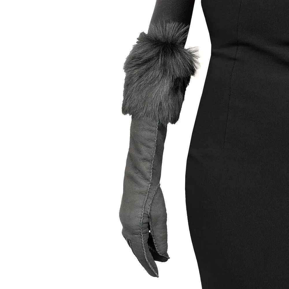 Montserrat Shearling 8bt - Women's Finest Shearling Leather Gloves