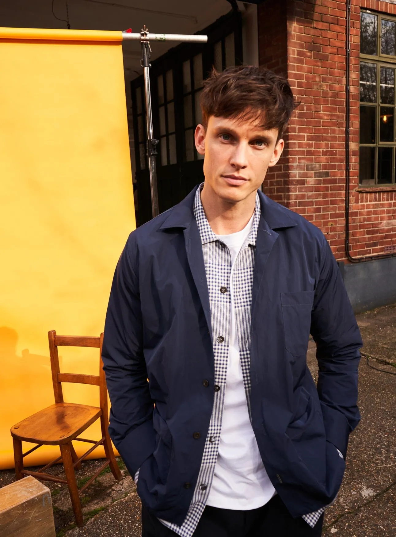 Neem Navy Sorona Rain Jacket