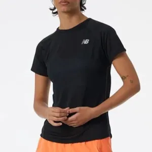 New Balance Women's Reflective T Shirt - Black