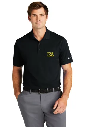 Nike Dri-FIT Micro Pique Custom Pocket Polos, Black