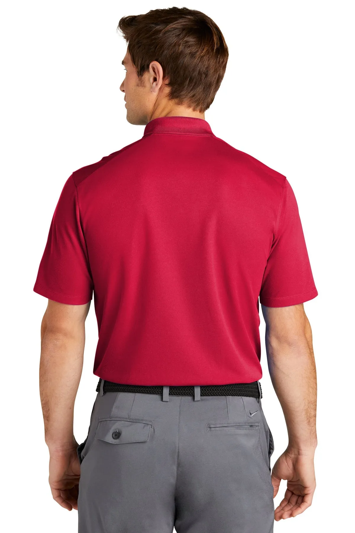 Nike Dri-FIT Micro Pique Customized Polos, University Red