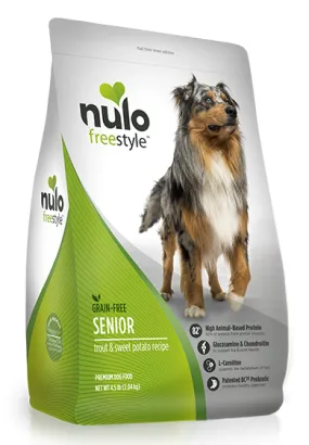 Nulo FreeStyle Grain Free Trout and Sweet Potato Senior Recipe Dry Dog Food