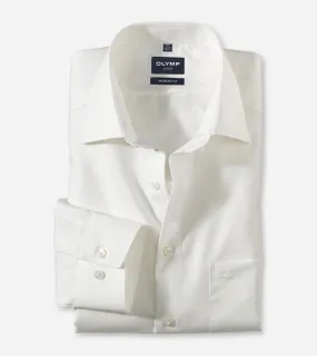 OLYMP - Luxor Modern Fit New Kent Shirt, Off-White