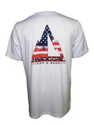 Patriotic Iconic Summit Performance Short Sleeve