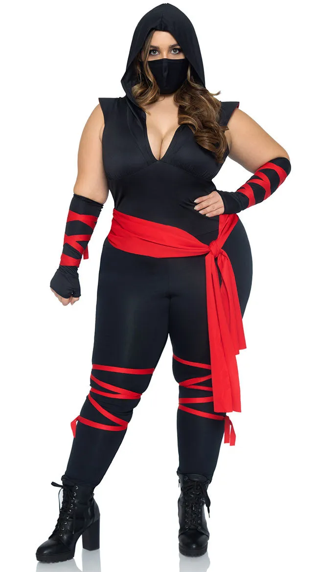 Plus Size Deadly Ninja Costume