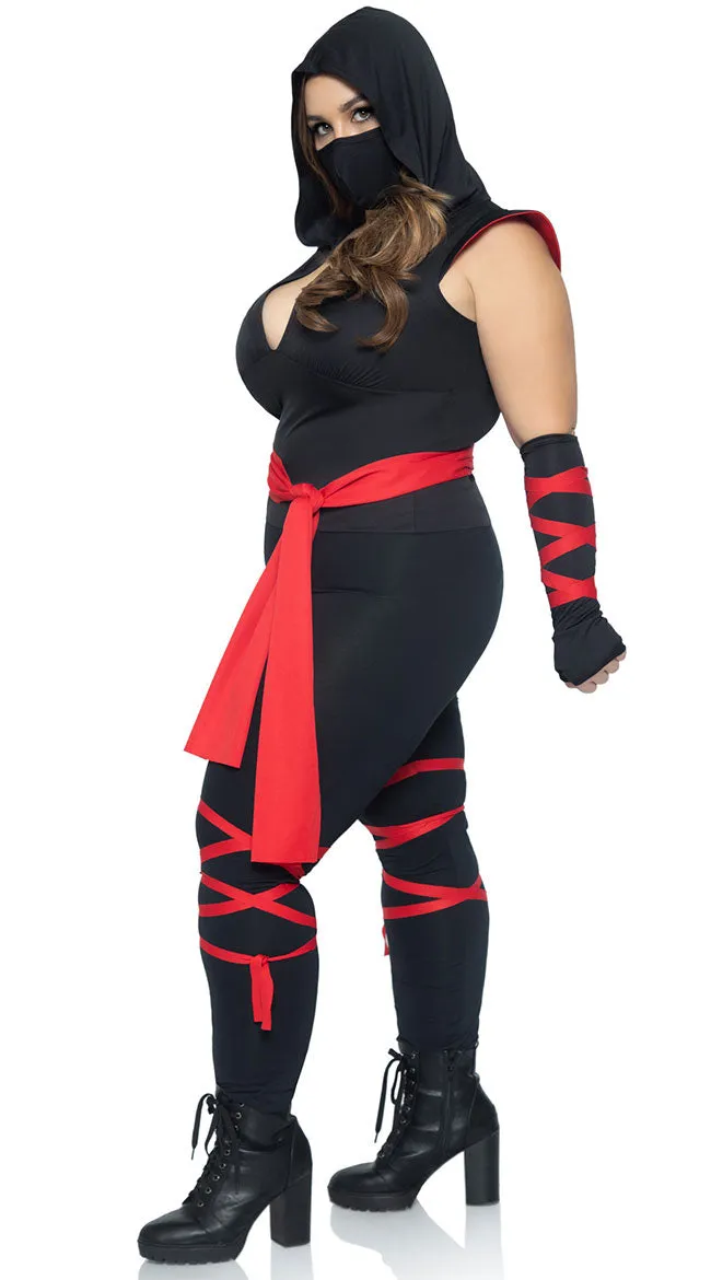 Plus Size Deadly Ninja Costume