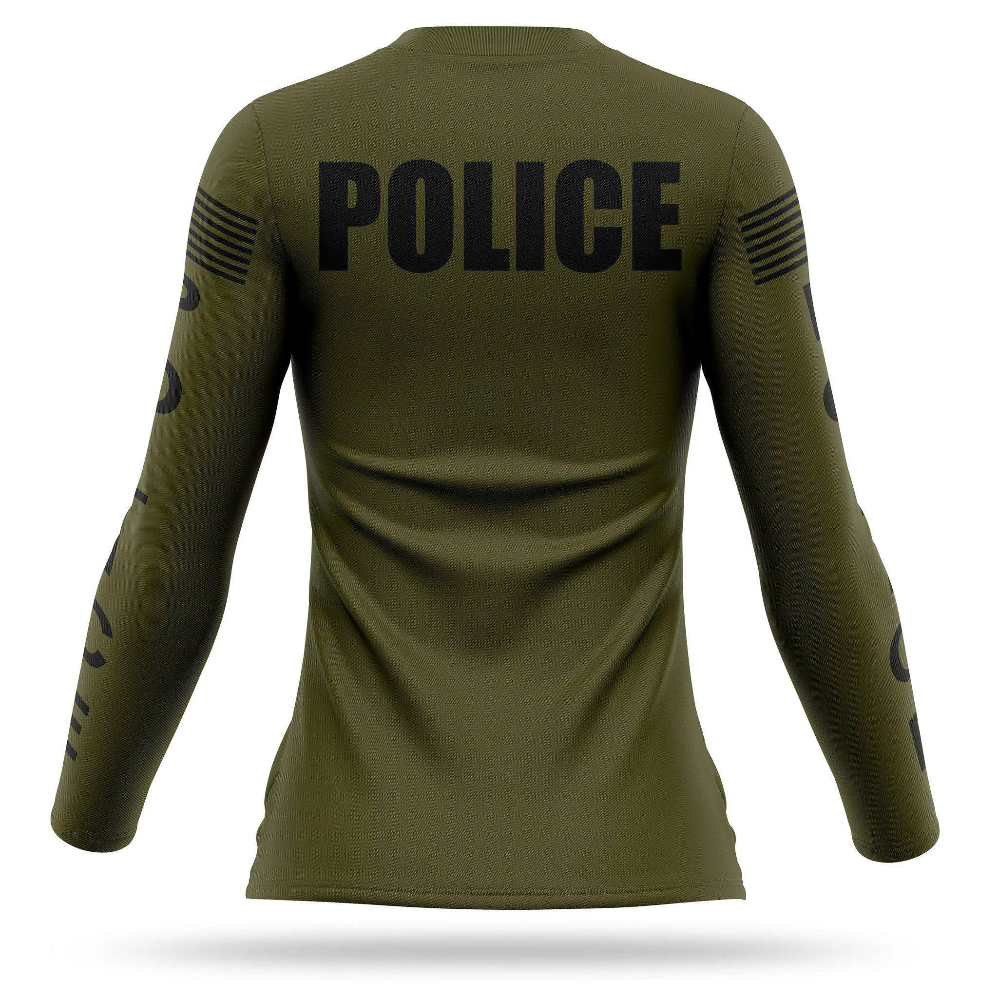 [POLICE] Women's Performance Long Sleeve [GRN/BLK]