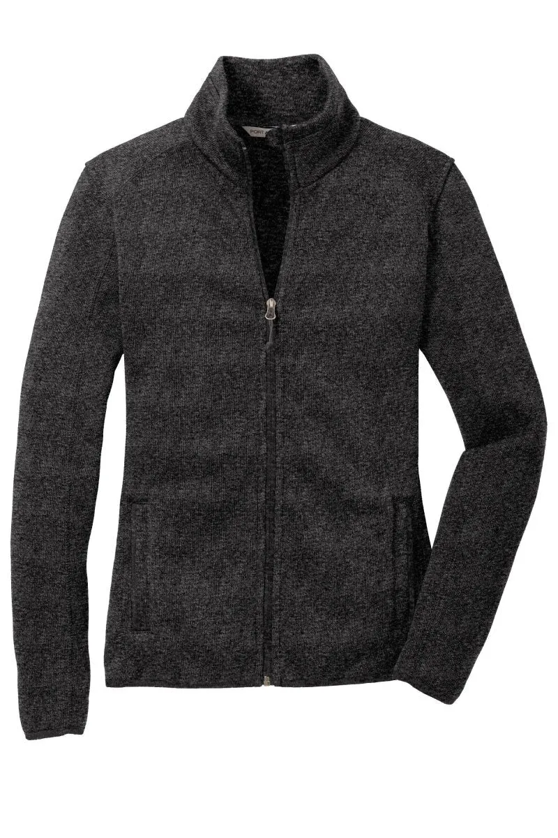 Port Authority® Women's Sweater Fleece Jacket