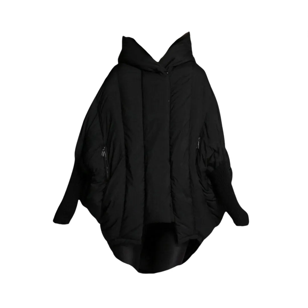 Pre Order: Oversized Loose Puff Hooded Cloak Jacket