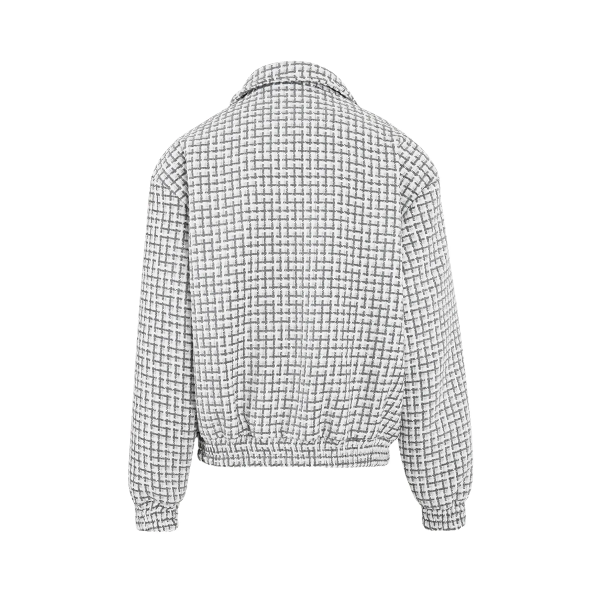 Pre Order:  Plaid Thick Zip-Up Jacket