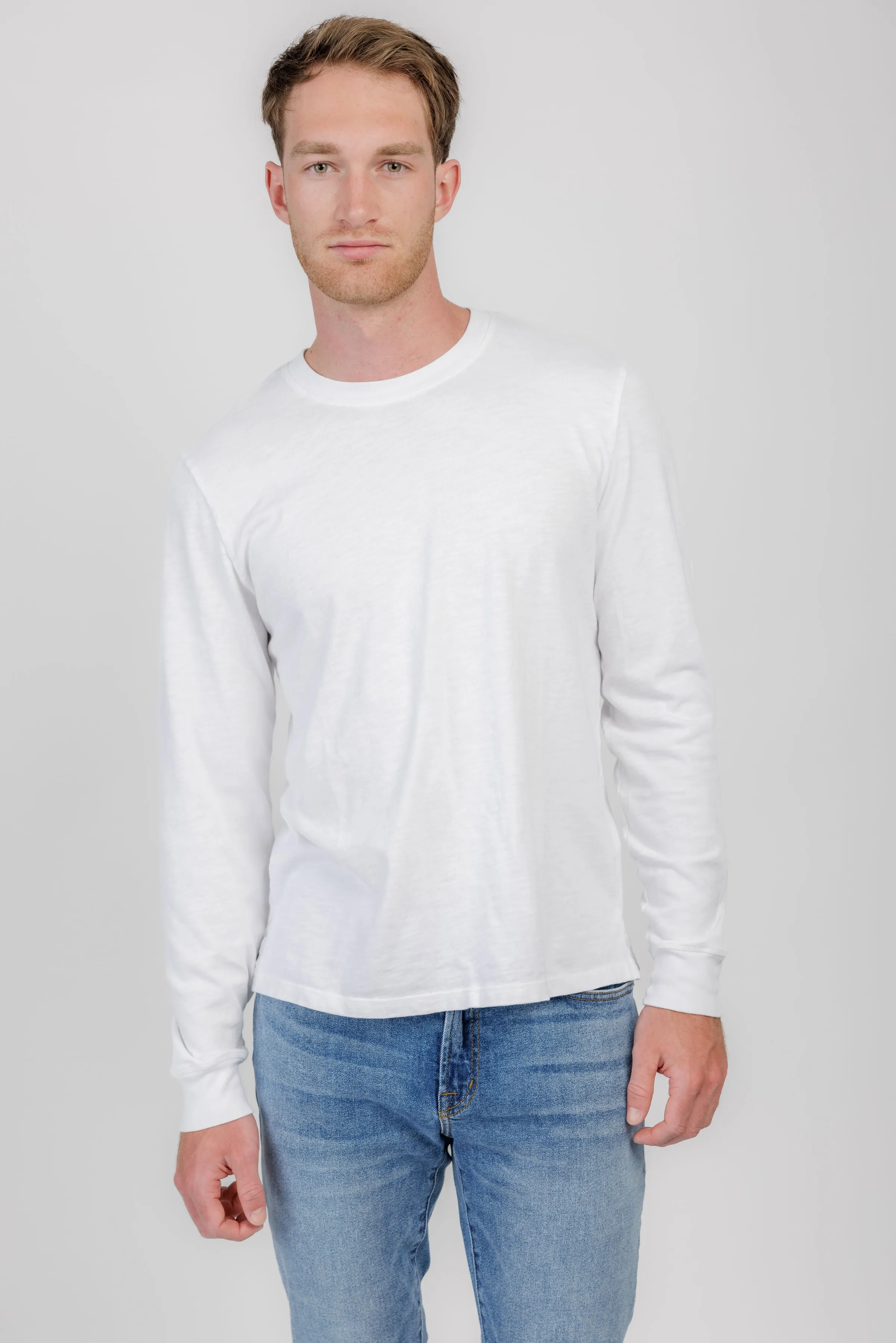 Presley Long Sleeve Shirt in White