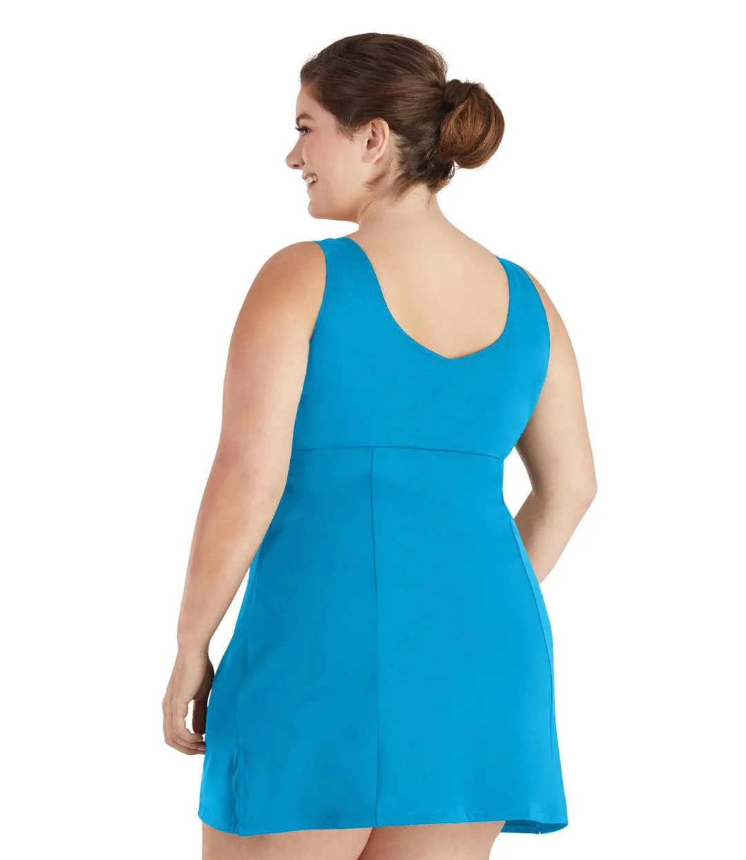 QuikEnergy Swim Dress Turquoise - FINAL SALE