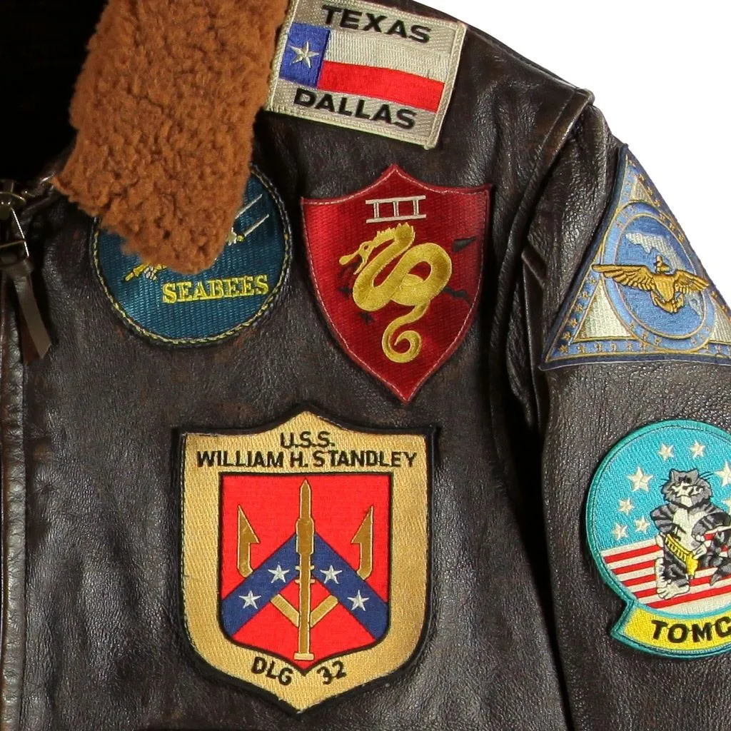 "MOVIE HEROES"© TOP GUN NAVY G-1 FLIGHT JACKET