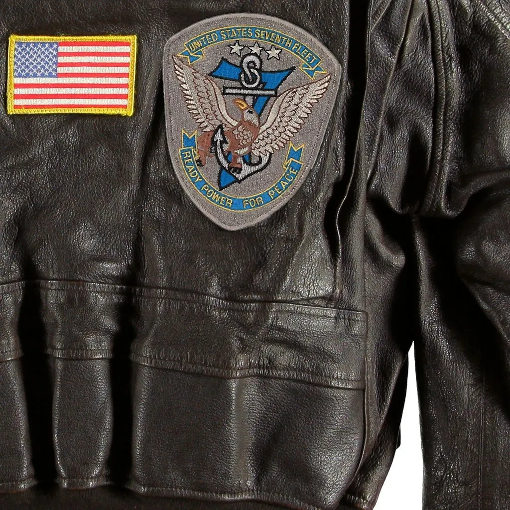 "MOVIE HEROES"© TOP GUN NAVY G-1 FLIGHT JACKET