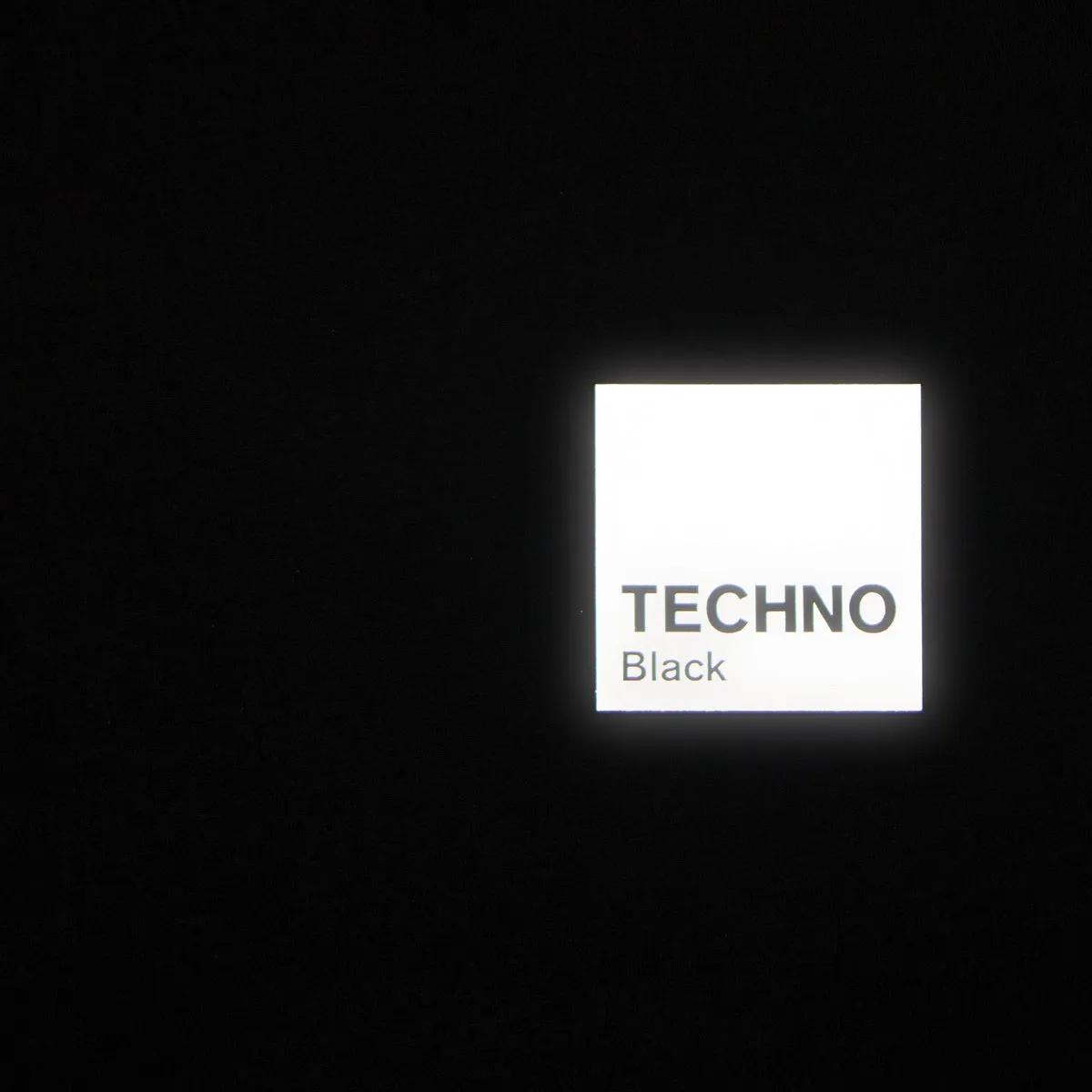 Reflective Box Techno Black - Tshirt - Black