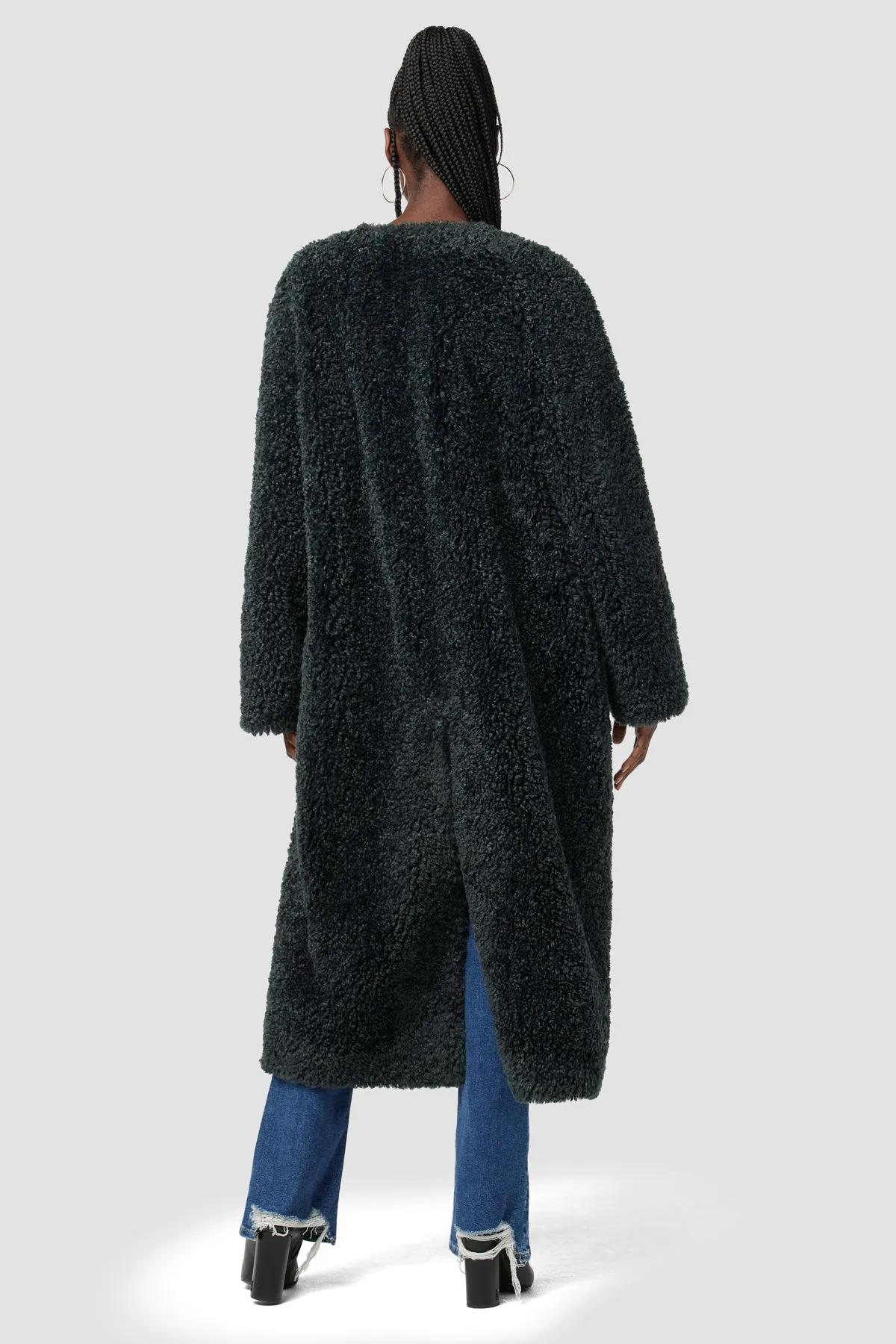 Reversible Faux Shearling Coat