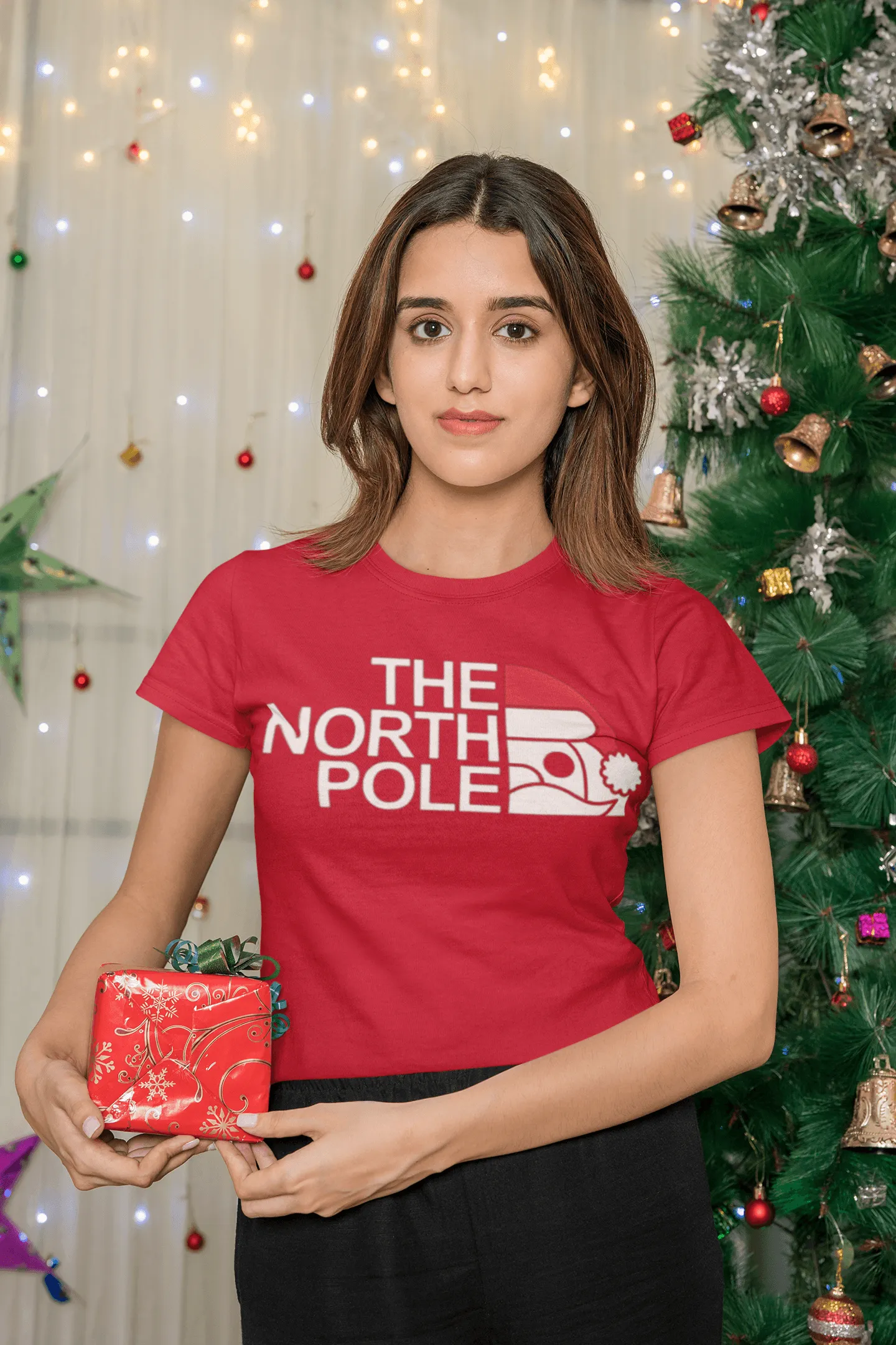 Santa T-shirt The North Pole Top Koala Soft Style Unisex Tee