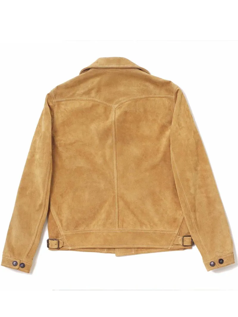 Shangri-La Heritage “Cossack” Sabbia Suede Jacket