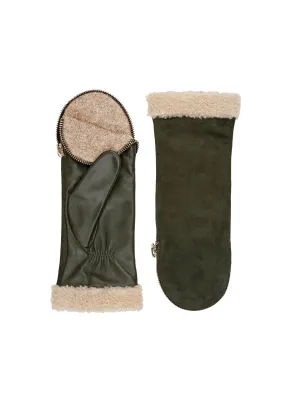 Shearling Cuff in Olive