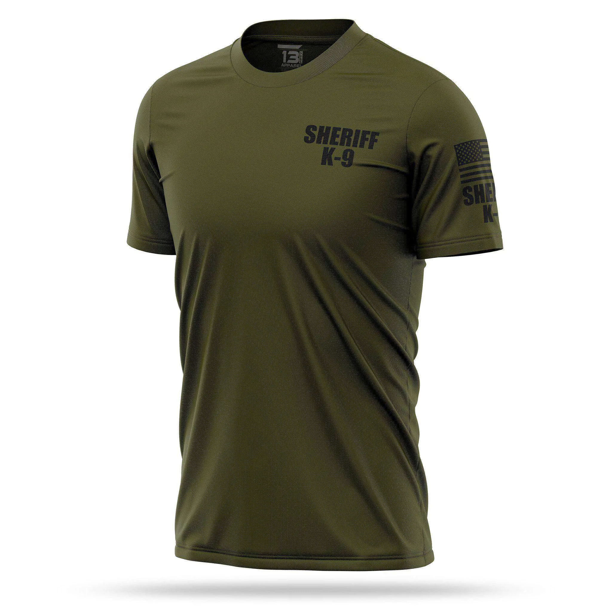 [SHERIFF K9] Men's Performance Shirt [GRN/BLK]